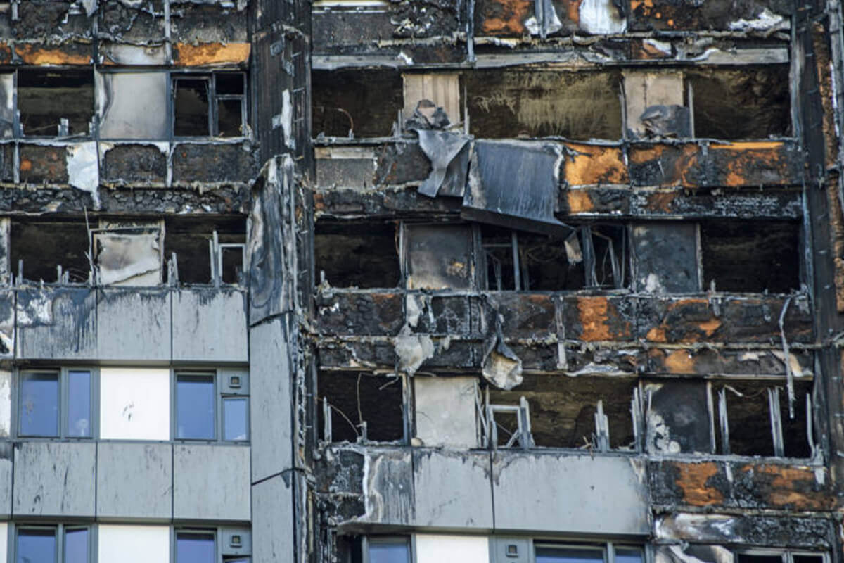 Non-compliant external cladding: The Implications for fire rating